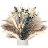 Anlising Decorazione di Erba di Pampas Essiccata, Pampa Naturale, Fiori Secchi Decorativi, Erba di Pampa Essiccata, Pompas Marroni, Erba della Pampas Decorative, per Matrimoni,Camera da Letto,Giardino