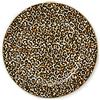 Spode Creatures of Curiosity - Set di 4 piatti in porcellana fine, 20,5 cm, motivo leopardato con oro 22 ct