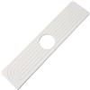 SPORTARC Vassoio di asciugatura in diatomite, tappetino assorbente per rubinetto, tappetino per asciugare il lavandino, 45 x 10 cm, può essere utilizzato come portasapone e spugna (bianco)