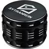Sytranrein Macinaspezie Premium 4 pezzi con raccoglitore per polline, macinino in metallo da 2,5 pollici per erbe secche e spezie