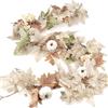 CNAFGBGG Garland a Foglie d'Acero 1pc, Ghirlanda Autunnale da 5, 9 Piedi con Bacche, Foglie finte Decorative per Autunno, Ringraziamento e Decorazioni di Halloween
