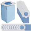 Ollanoos 20 sacchetti per aspirapolvere 194566-1 per Makita DCL182 CL107 CL072 CL102 BCL142 BCL182 DCL142 DCL184 DCL282 DCL285, sostituisce 198744-5 198745-3