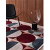 RugVista Jeff, Tappeto, Moderni, 140 x 200 cm, Rettangolare, Pelo corto, Soggiorno, Camera da letto, Lavabile in lavatrice, Rosso