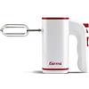 Girmi SB0301 Sbattitore, 150 W, 5 velocità + Turbo, Accessori inclusi INOX, Bianco/Rosso
