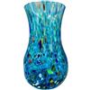 MurArt Vaso in Vetro di Murano Acquamare Set da 6 bicchieri da 250ml Collezione Onde in vetro soffiato a mano in lavorazione artigianale