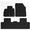 Mats4all Set di tappetini auto Compatibile con Renault Scenic 4 2016-2022 | Antiscivolo | Con rinforzo | 4 pezzi | Tappetini per auto | Set di tappetini