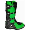 WinNet Stivali da Moto Cross Enduro Quad Off Road con Protezioni (47, Verde)