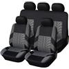 YoQIK Auto Set Coprisedili per Kia Sportage 2020-2025,Anteriori Posteriori Copri-Sedile Completo Impermeabile Comfort Accessori Interno,Grey-1