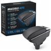 Car Passion Bracciolo Auto per OPEL CORSA D 2006-2014 - Poggia braccio per Auto in Pelle Nera con Posacenere e Vano Portaoggetti