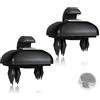 Nevoluxer 2 Pezzi Clip Visiera Auto per Audi A6L A1 A3 A4L A5 A6 A7 Q5, Gancio Parasole Universale, Nero