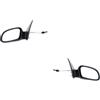 Johns, Adatto per Citroen Saxo specchietto retrovisore esterno 02/96-04/04, set sinistro e destro, nero