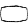 SAMTN Accessori per l'interno dell'auto Multimedia Button Frame Cover per BMW, Auto decorazione finiture adesivi decalcomania per F10 F20 F30 F34 F07 F25 F26 F15 F16 adesivi interni (nero)