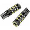 TOTMOX Kit di lampadine LED SMD 12 V 15 W T10 luci di parcheggio auto super luminose, luci di posizione interne, sostituzione lampadine, illuminazione blu