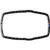 SAMTN Accessori per l'interno dell'auto Multimedia Button Frame Cover per BMW, Auto decorazione finiture adesivi decalcomania per F10 F20 F30 F34 F07 F25 F26 F15 F16 adesivi interni (rosso-blu)