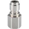 Hihaha Raccordo Per Idropulitrice 3/8 Npt Acciaio Inossidabile 1 Pezzo