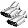 SPICLY Terminali di scarico Per L&and R&over Per Range Rover 2002-2010 Per Range Rover Sport 2005-2010 Auto Tubo Di Scarico In Acciaio Inox Ovale Punta Del Silenziatore Di Scarico
