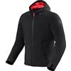 REV'IT! Revit Traffic H2O Giacca tessile moto, nero, M