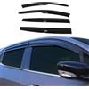 OMAC 4X Deflettori Aria Regenabweiser compatibile con Dacia Sandero 2021-2025 Acrilico Dunkel