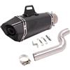 GPNPCFMFVK Tubo Centrale Scarico Motociclo Per B&MW F900 R XR F900R F900XR 2020-2023 Slip On Marmitta Di Scarico Per Motocicletta Tubo Di Collegamento Centrale Da 51 Mm(3)