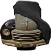 Star Cover telo copriauto da interno compatibile con Fiat 500 C Topolino copertura per auto Nero GARAGECOVER Vestibilità perfetta e cover su misura