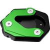 CENMILIX Piastrina Cavalletto Laterale per KAWASAKI VERSYS 1000 1100 SE VERSYS300 Versys-X 300 X250 Accessori Motociclo Piastra di Ampliamento (verde)