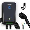 LEFANEV Wallbox 7kW 32A Monofase Tipo 2, Stazione di Ricarica per Auto Elettrica con Display LCD, Cavo 6+1M, Protezione RCD Tipo A + 6mA DC, IP67 per Uso Interno ed Esterno