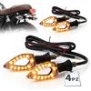 tempo di saldi Kit 4 Frecce Moto Omologate 12V 9x3x2 cm Universali Resistenti ed Impermeabili, Frecce Moto Led compatibili anche per Scooter