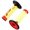 Motodak 788 - Manopola Progrip 788, colore: Rosso/Giallo Fluo/Nero (P), Tripla densità 115 mm