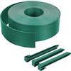VOUNOT® Bordo Giardino Flessibile, Bordi Aiuole PE Bordura per Prato con Picchetti di Fissaggio, Lunghezza 10m Altezza 8cm Spessore 3mm, Verde