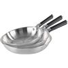 Kamberg - Cofanetto 3 padelle 20/24/28 cm - 3 maniche rimovibili - Acciaio inossidabile 18/10 Triply - Tutti i piani cottura inclusi induzione e forno, grigio