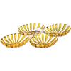 GUZZINI - Set 2 Antipastiere Dolcevita, Bio-Based Plastic, Ambra, 6x22,5xh31