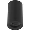 GTV - Faretto da superficie Plafoniera Spot GU10 Rotondo Alluminio Nero Lampada da soffitto Illuminazione interna Faretto a montaggio superficiale Downlight Moderno per la casa