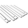 HEXIM 2 metri | Binario per tende | PVC | bianco | 2000x35mm | Hexim | OM-1