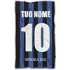 MOCHEIA SHOP Telo Mare Atalanta Calcio in ottima Microfibra (disponibili in due misure 100x150 cm e 100 x180 cm) Idea Regalo Tifoso Atalantino (100x180 cm)