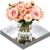 PopularLdo 12 Specchi quadrati per decorazioni da tavolo, specchi acrilici senza vetro, piatto candela, specchio quadrato da parete, piastrelle a specchio per decorazioni da tavolo, decorazioni per matrimoni e