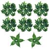 PATIKIL Artificiali Fiori Calici Confezione 120 Finte Foglie Sepali Petalo Verde Foglie Bulk per Fai da Te Matrimonio Bouquet Ghirlande Centrotavola Festa Decorazioni Verde