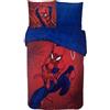anemone Parure da letto Spiderman 140 x 200 - Copripiumino Spiderman 100% cotone (C)