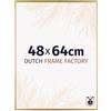 Dutch Frame Factory - Cornice 48x64 cm - Oro - Cornice per foto in Plastica con vetro plastico Antiriflesso - Cornice portafoto 48x64 cm - Easy