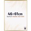 Dutch Frame Factory - Cornice 46x61 cm - Oro - Cornice per foto in Plastica con vetro plastico Antiriflesso - Cornice portafoto 46x61 cm - Easy
