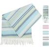Winthome Telo Mare Hammam- Telo Hammam Morbido Cotone di Bambù, Leggero Salvaspazio, Telo da Spiaggia con Frange, Assorbente, Asciugamani da Mare Senza Sabbia per Donna Uomo (150x75cm,1 Pack)