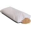 Giraffenland Cuscino con miglio bio 40x80cm Tessuto trapuntato bianco, direttamente riempito | Cuscino de sostegno per la testa | saldo e stabile nella forma