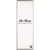 Dutch Frame Factory - Cornice 25x75 cm - Argento Lucente - Cornice per foto in Plastica con vetro plastico Antiriflesso - Cornice portafoto 25x75 cm - Easy