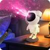U-SMILER Proiettore astronauta cielo stellato per bambini - Proiettore astronauta con telecomando - Luce notturna per bambini 8 modalità - rotazione a 360° e timer - Decorazione per camera da letto