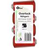 Yline 4 bobine di filo da cucito Overlock, colore rosso, da 2743 m, NE 40/2, 100% poliestere, filo per macchina da cucire, 2934