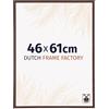 Dutch Frame Factory - Cornice 46x61 cm - Marrone - Cornice per foto in Plastica con vetro plastico Antiriflesso - Cornice portafoto 46x61 cm - Angers