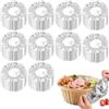 NTBYNT Sacchetti Alluminio per Alimenti, 100PCS Cuffie Copri Cibo, Cuffie Copri Alimenti Riutilizzabili con Elastico, Copri Vivande, Coperchi per Ciotole, Piatti e Contenitori (Argento)