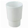 OISE ART STORE Trade Shop - Bicchiere Ricambio Porta Spazzolino in Ceramica Bianca Bagno Accessori 59346 -
