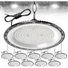 Hondony 10Pack 200W Faretto LED UFO, 20000LM lampada led illuminazione industriale Impermeabile IP65 6500K Bianco Freddo per Garage, Officina, Fabbrica, Corridoio, Parcheggio, Stadio coperto