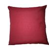 LI.G. 2 CUSCINI - LI.GI. ZA425 CUSCINI DECORATIVI PER DIVANO SALOTTO ARREDO CASA COLORATI VARI COLORI CM 40X40 (Bordeaux) PRODOTTO ITALIANO MISTO PANAMA
