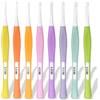 KALIONE Set di 8 Aghi Uncinetto con Manici Ergonomici Colorati Fai da Te, 2,5 mm, 3 mm, 3,5 mm, 4 mm, 4,5 mm, 5,5 mm, 6 mm, per Amanti dell'Uncinetto